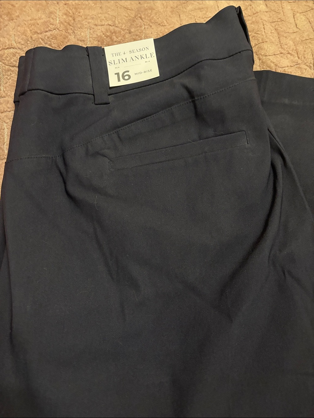 Lane Bryant Black Slim Ankle Pants - Stretch Slim Fit